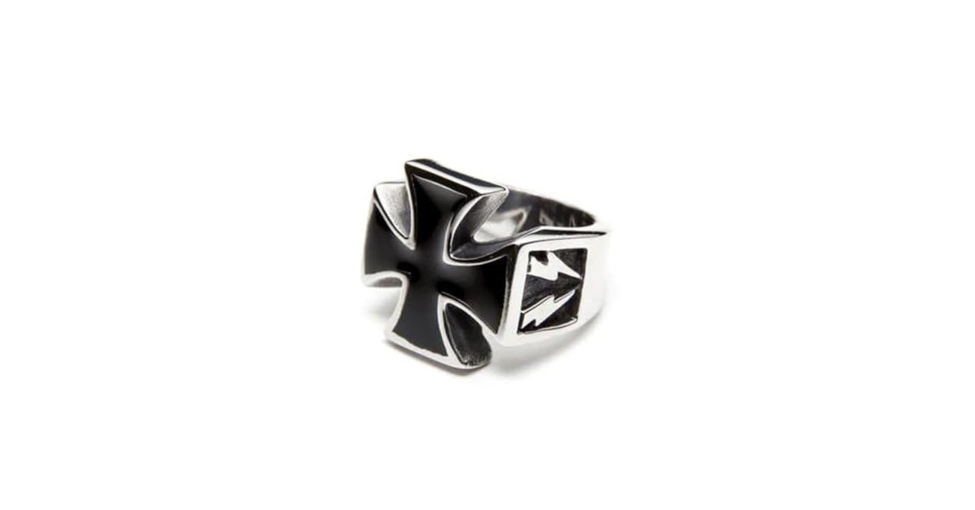 ☆nff☆ bold cross ring nff1 Iron Cross With Bolts Ring Design 316L Stainless Steel Lead